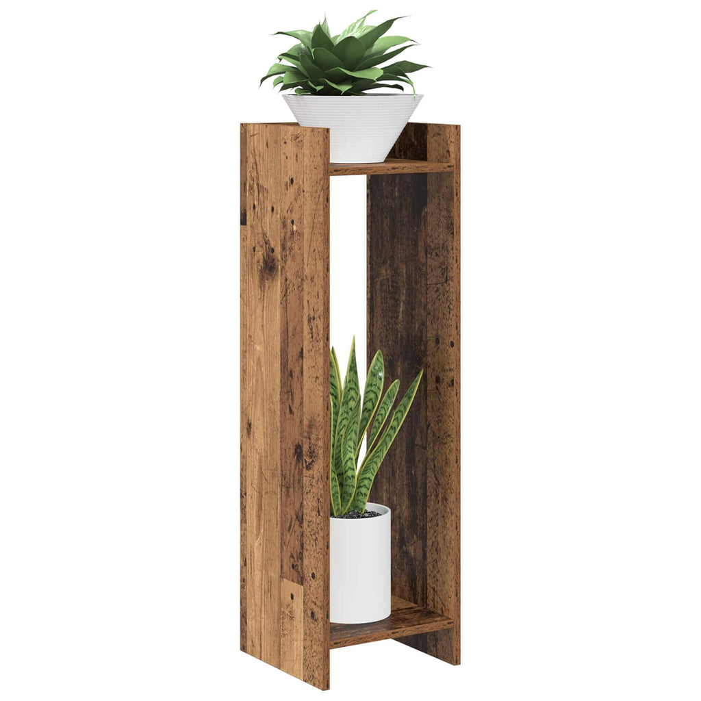 Supporto per piante 2 pcs Legno vecchio 30 x 30 x 100 cm