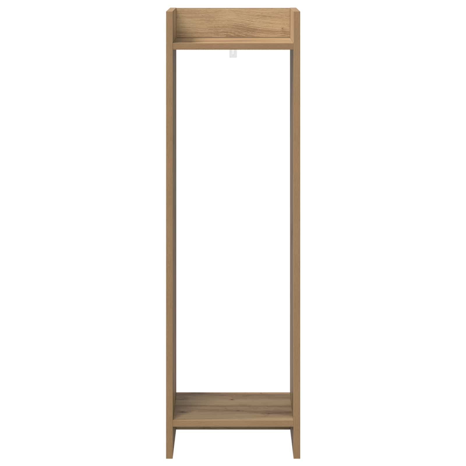 Supporto per piante 2 pcs Rovere Artigianale 30 x 30 x 100 cm