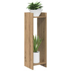 Supporto per piante 2 pcs Rovere Artigianale 30 x 30 x 100 cm