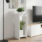 Supporto per piante Bianco 30 x 30 x 80 cm Legno ingegnerizzato