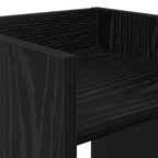 Supporto per piante 2 pcs Rovere Nero 30 x 30 x 80 cm