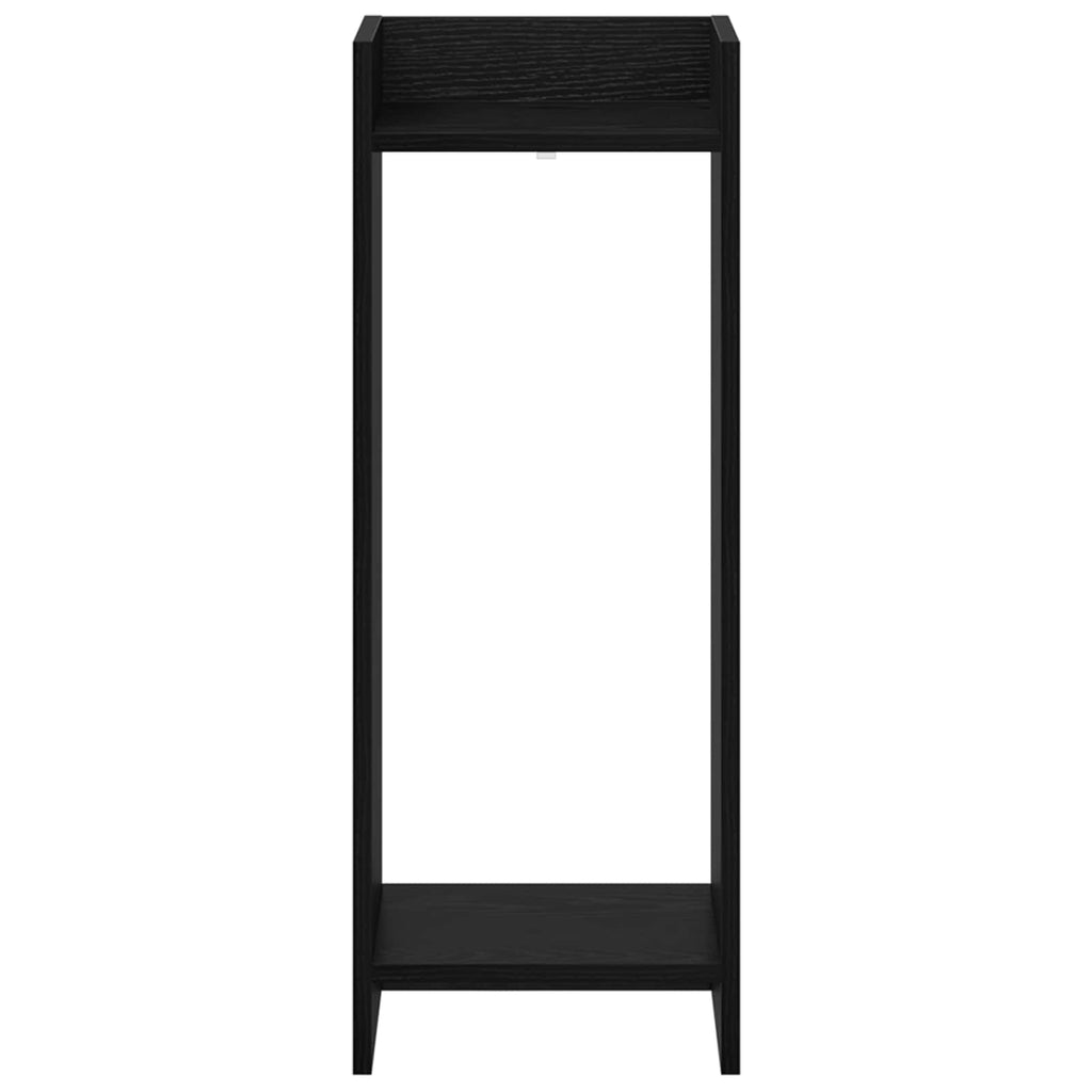 Supporto per piante 2 pcs Rovere Nero 30 x 30 x 80 cm