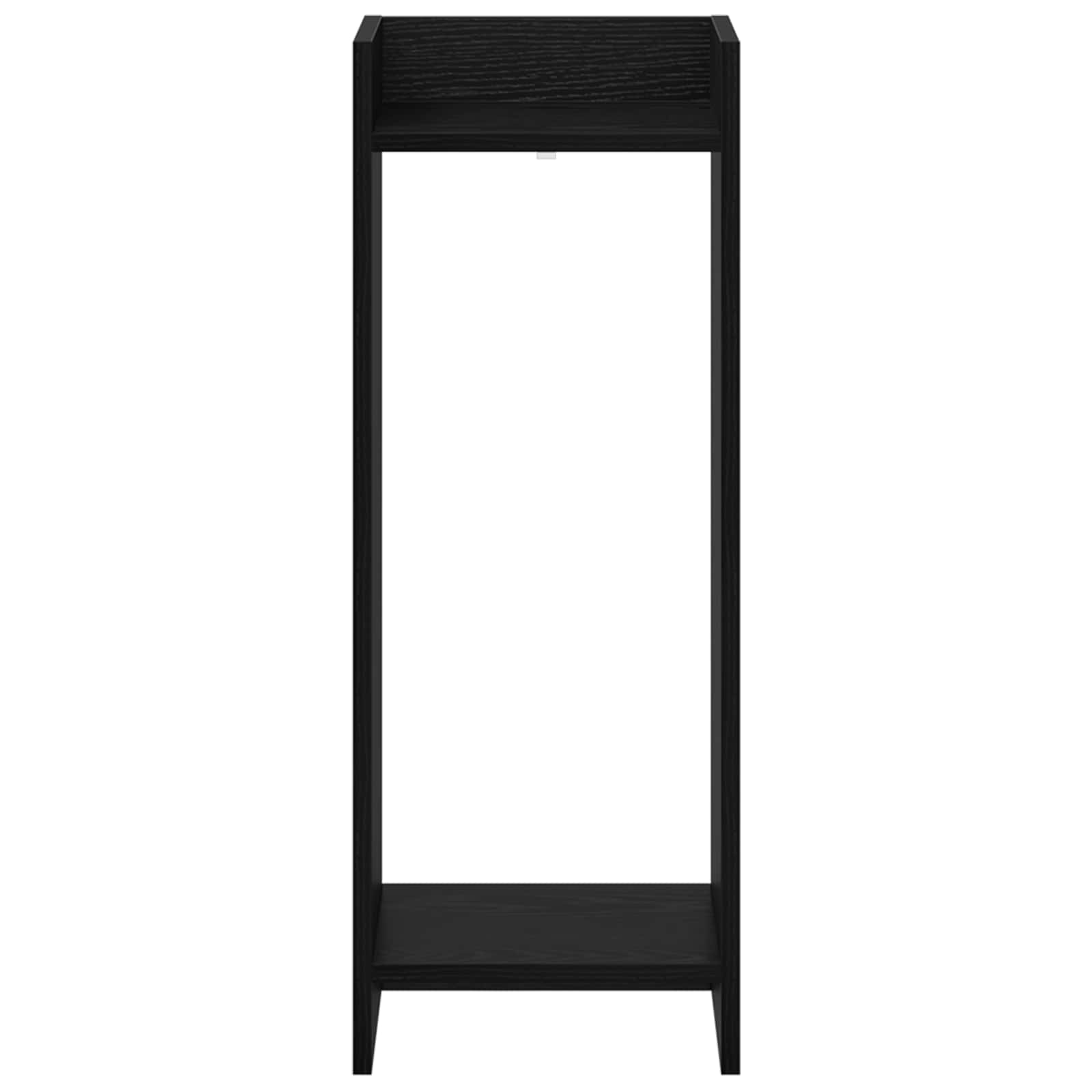 Supporto per piante 2 pcs Rovere Nero 30 x 30 x 80 cm