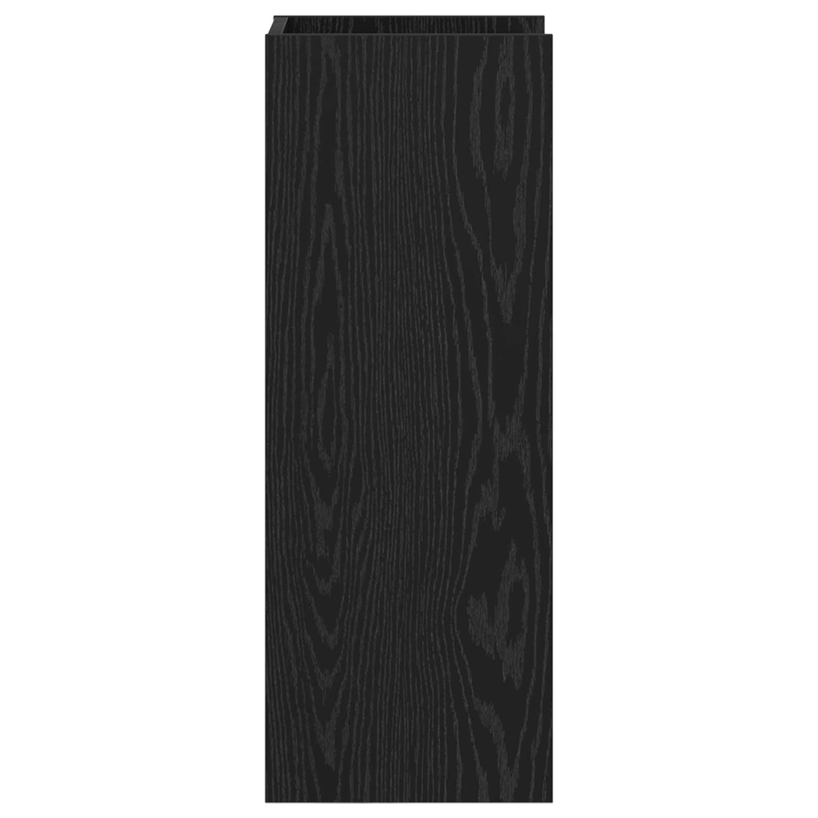 Supporto per piante 2 pcs Rovere Nero 30 x 30 x 80 cm