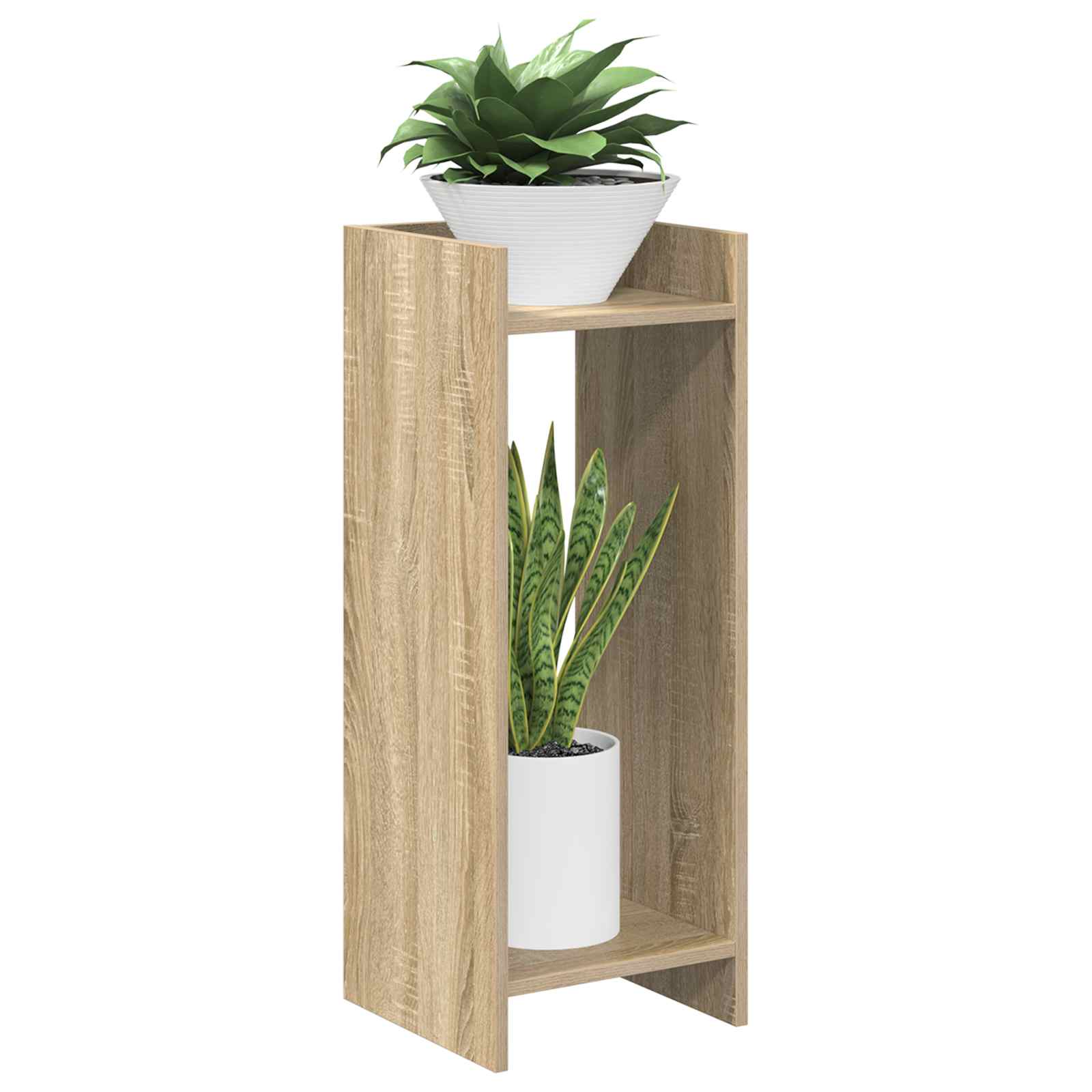 Supporto per piante 2 pcs Rovere Sonoma 30 x 30 x 80 cm