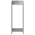 Supporto per piante Grigio Cemento 30 x 30 x 80 cm