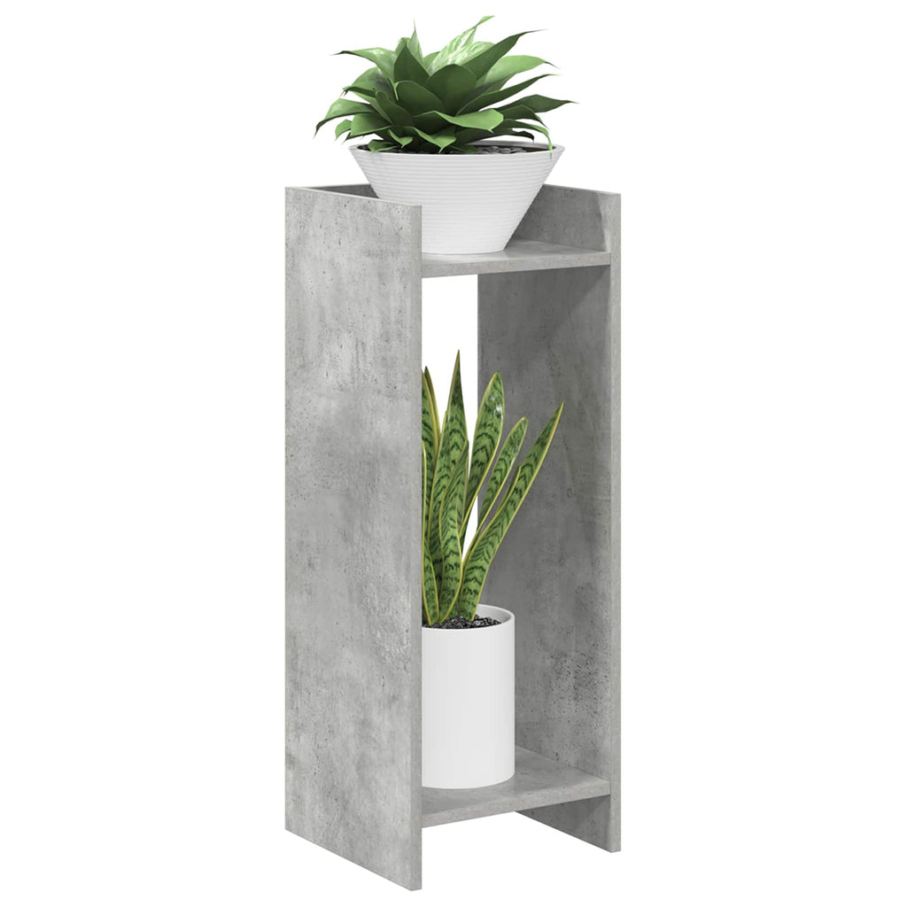 Supporto per piante Grigio Cemento 30 x 30 x 80 cm