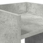 Supporto per piante 2 pcs Grigio Cemento 30 x 30 x 80 cm