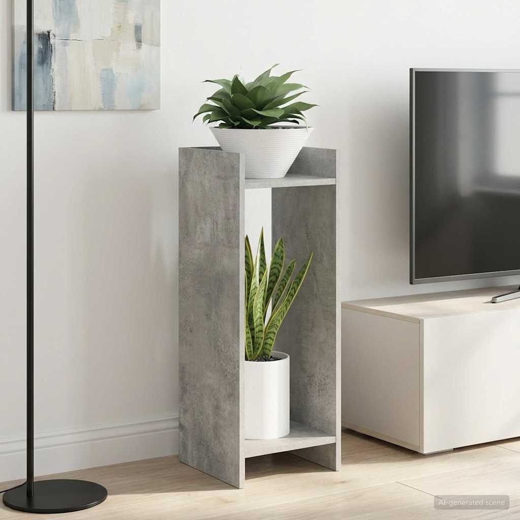 Supporto per piante 2 pcs Grigio Cemento 30 x 30 x 80 cm