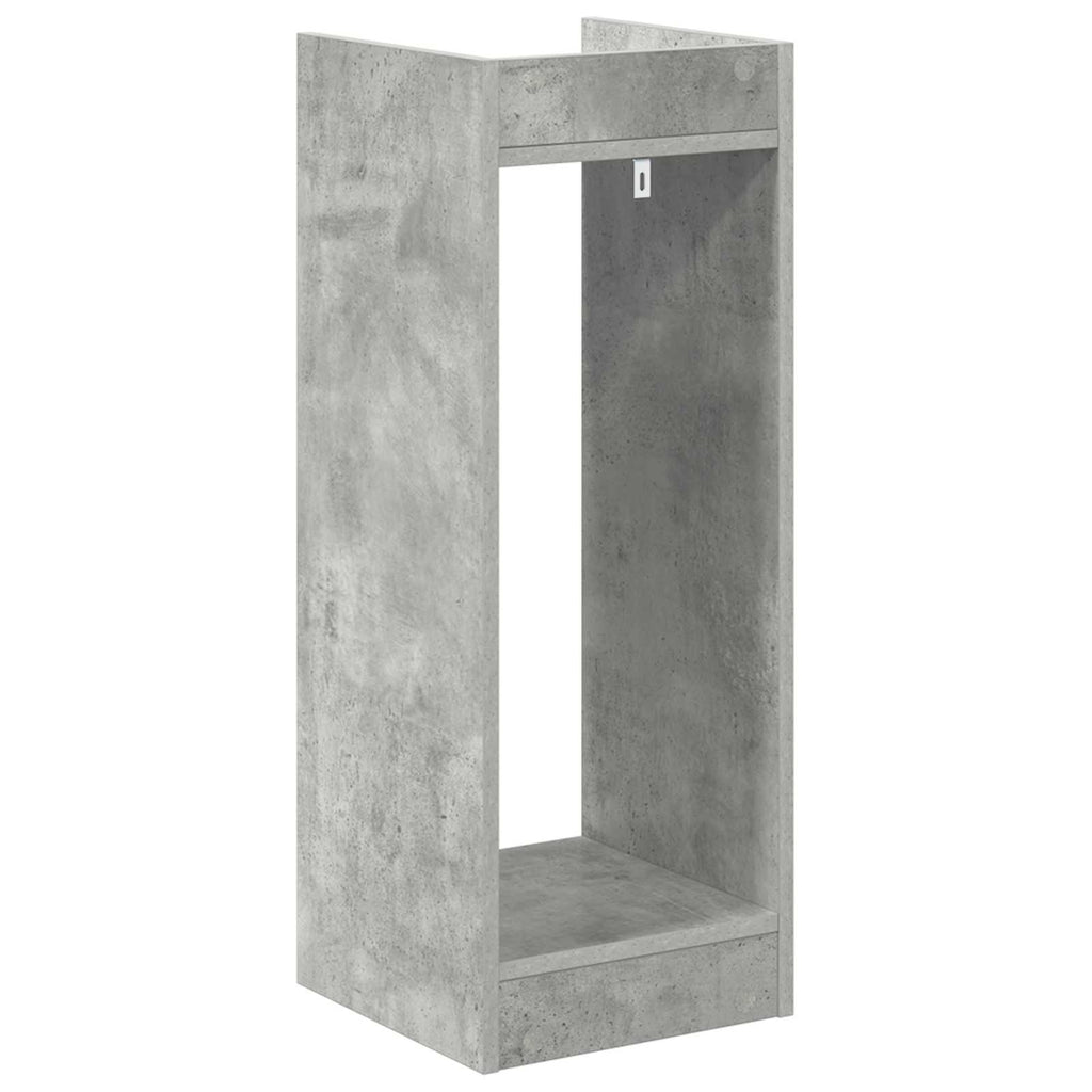 Supporto per piante 2 pcs Grigio Cemento 30 x 30 x 80 cm