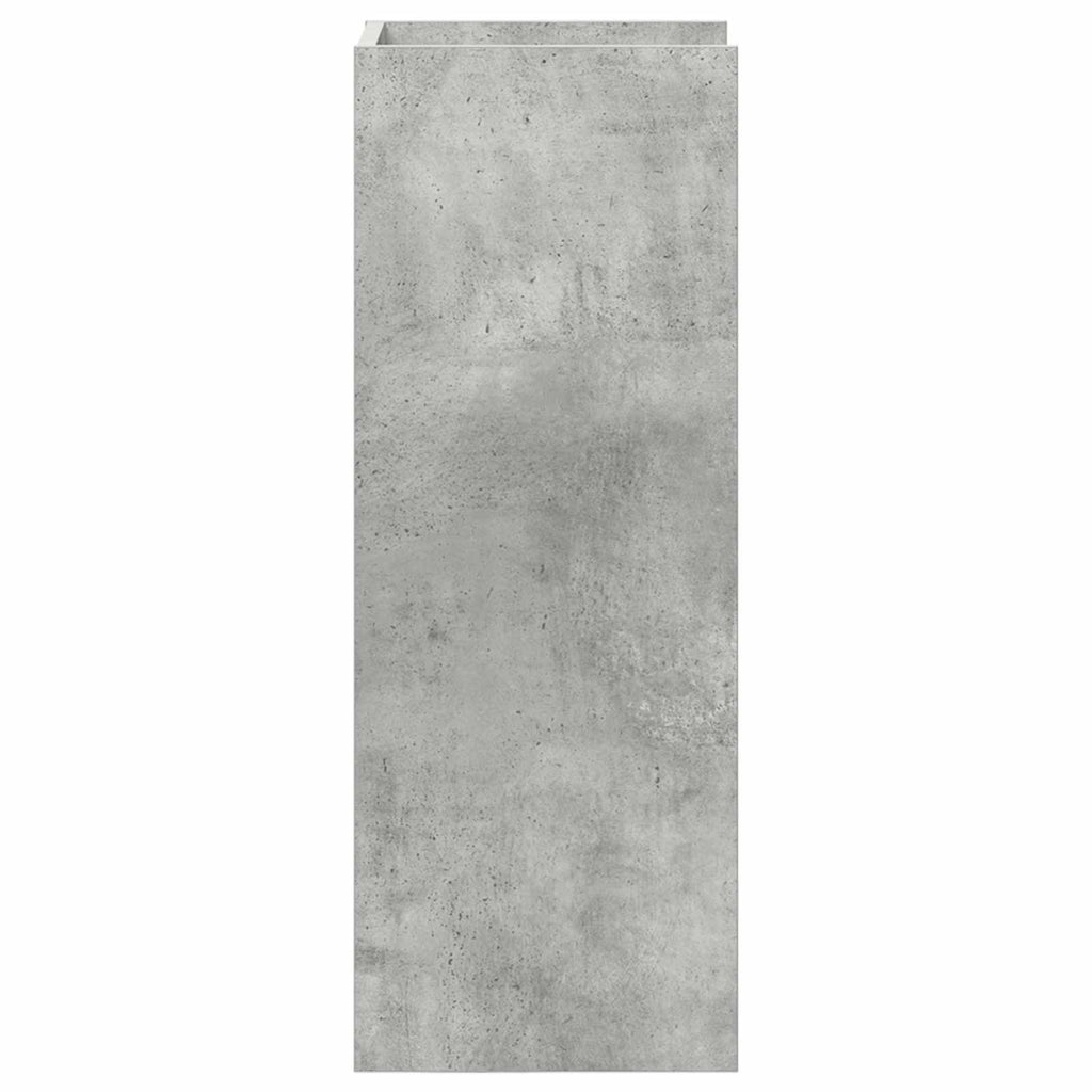 Supporto per piante 2 pcs Grigio Cemento 30 x 30 x 80 cm