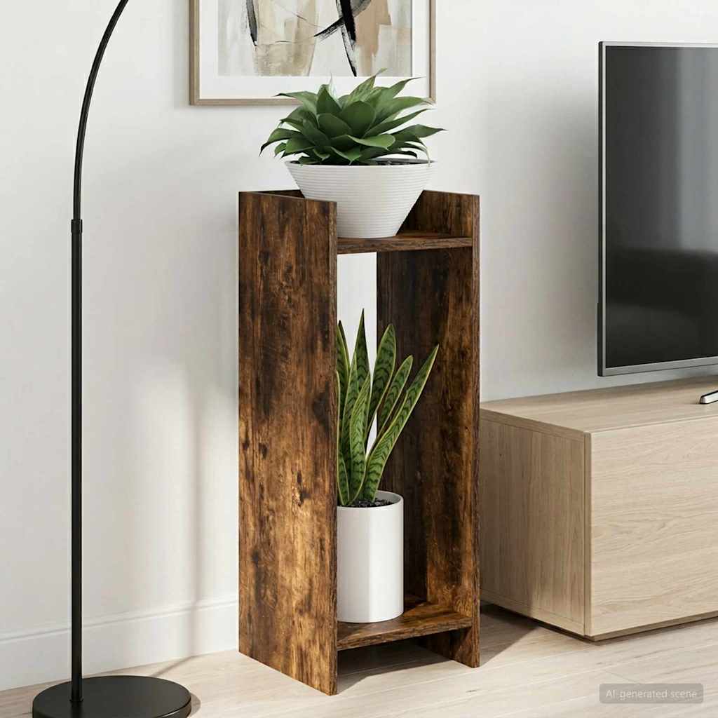 Supporto per piante Quercia Affumicata 30 x 30 x 80 cm
