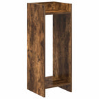 Supporto per piante 2 pcs Quercia Affumicata 30 x 30 x 80 cm