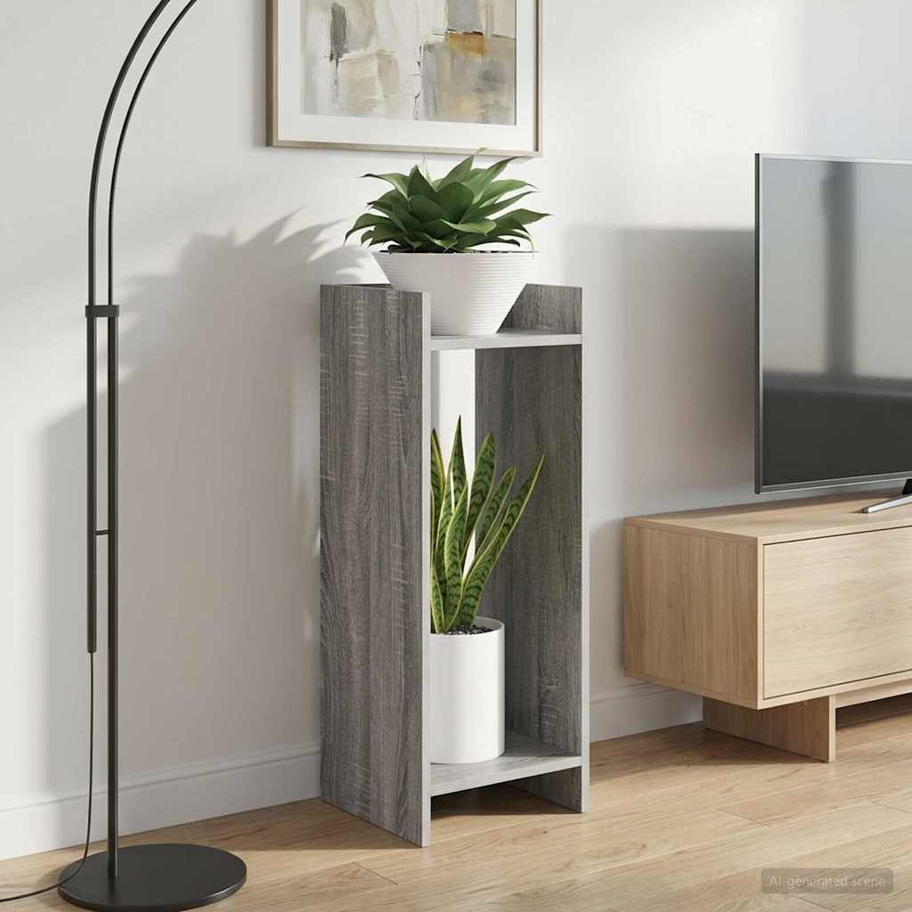 Supporto per piante Sonoma grigia 30 x 30 x 80 cm