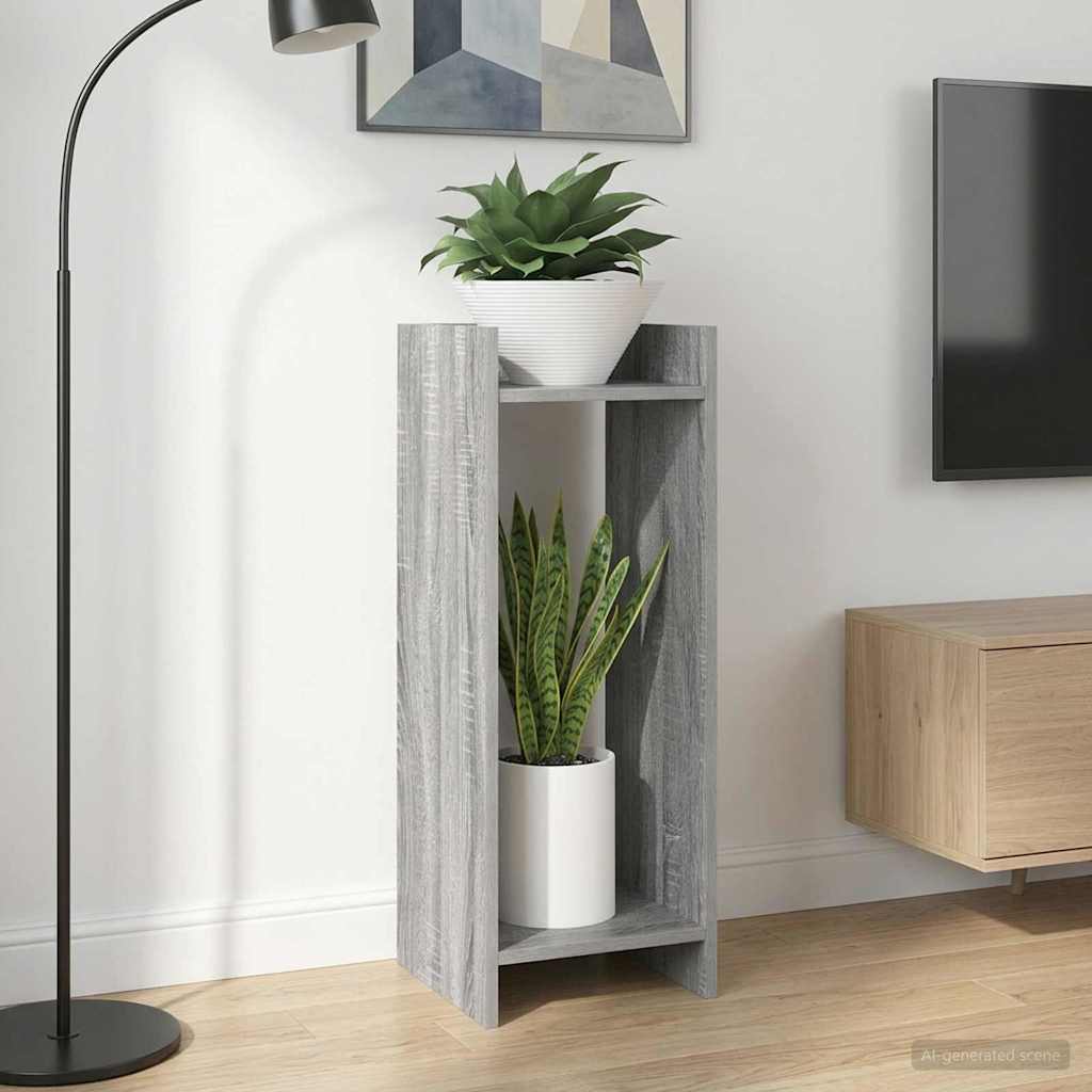 Supporto per piante 2 pcs Sonoma grigia 30 x 30 x 80 cm