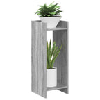 Supporto per piante 2 pcs Sonoma grigia 30 x 30 x 80 cm