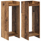 Supporto per piante 2 pcs Legno vecchio 30 x 30 x 80 cm