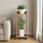 Supporto per piante Rovere Artigianale 30 x 30 x 80 cm