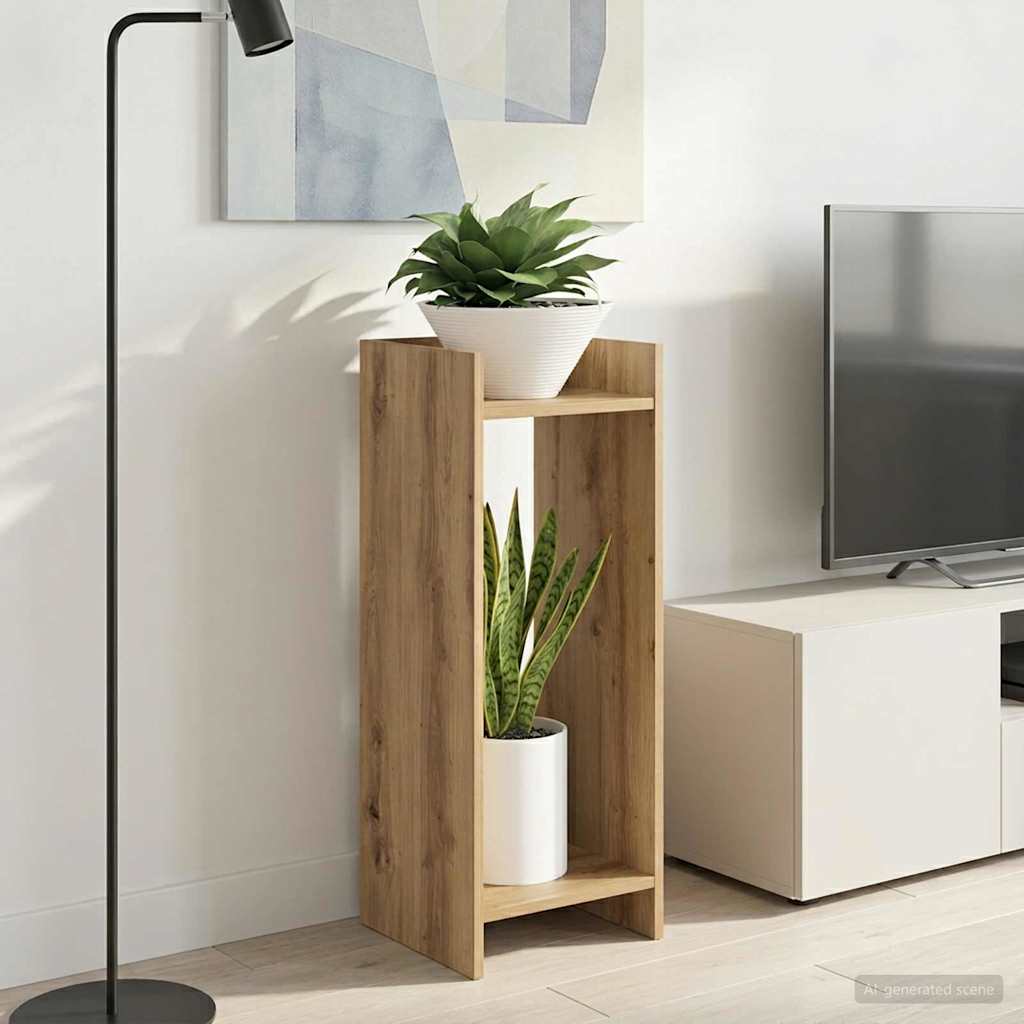 Supporto per piante 2 pcs Rovere Artigianale 30 x 30 x 80 cm