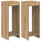 Supporto per piante 2 pcs Rovere Artigianale 30 x 30 x 80 cm
