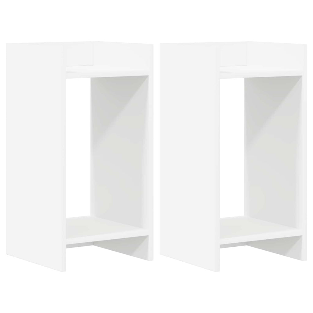 Supporto per piante 2 pcs Bianco 30 x 30 x 60 cm
