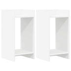Supporto per piante 2 pcs Bianco 30 x 30 x 60 cm