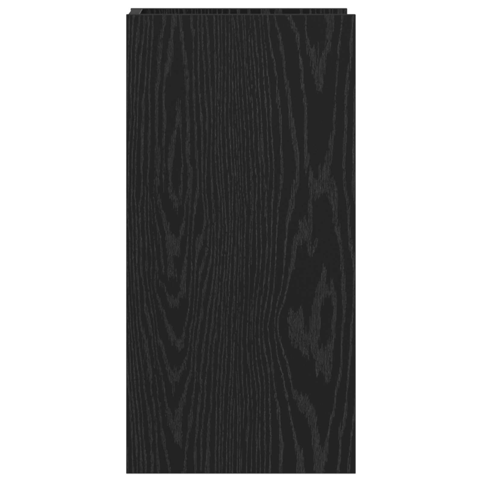 Supporto per piante con lo scaffale Rovere Nero 30 x 30 x 60 cm