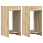 Supporto per piante 2 pcs Rovere Sonoma 30 x 30 x 60 cm