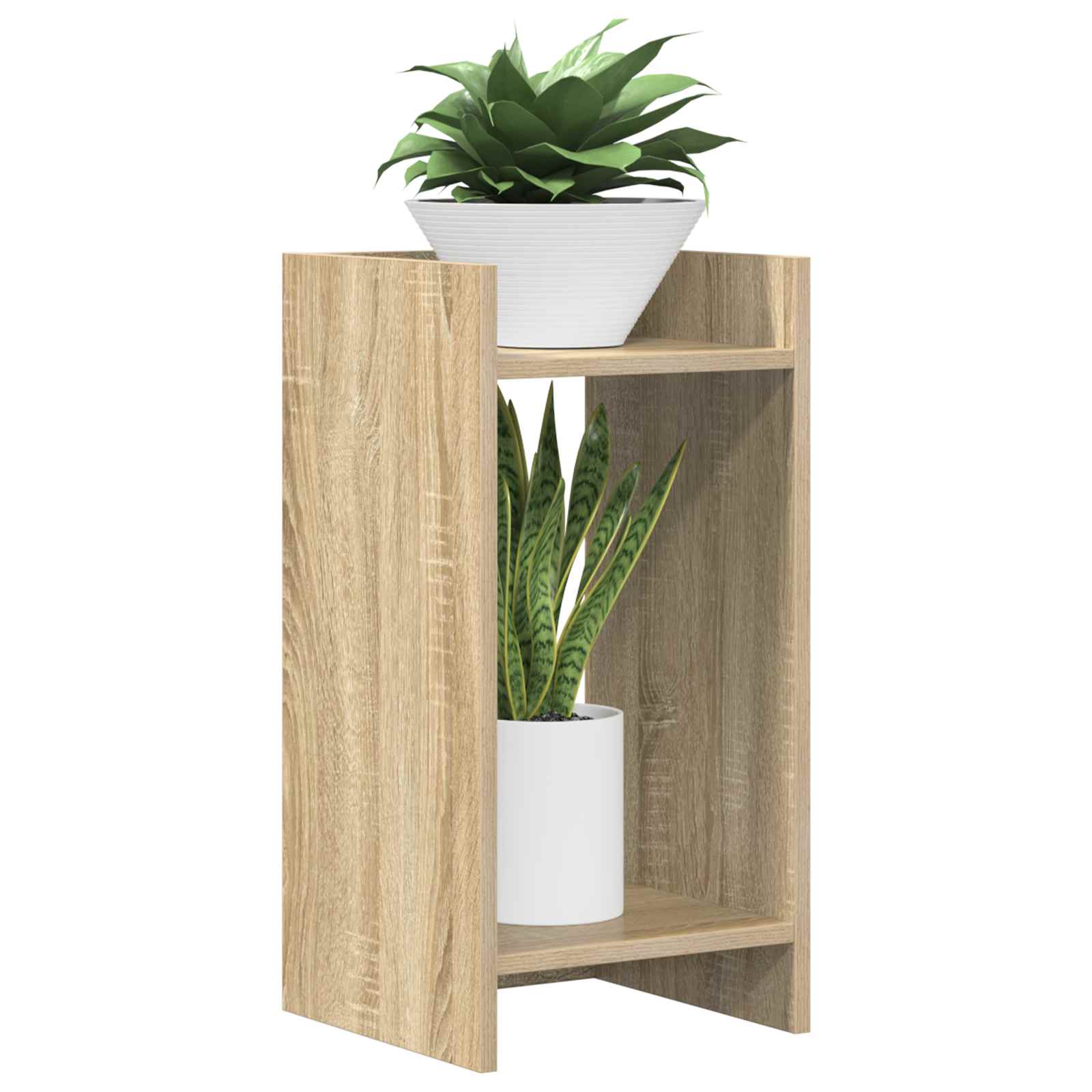 Supporto per piante 2 pcs Rovere Sonoma 30 x 30 x 60 cm