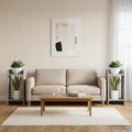 Supporto per piante 2 pcs Grigio Cemento 30 x 30 x 60 cm