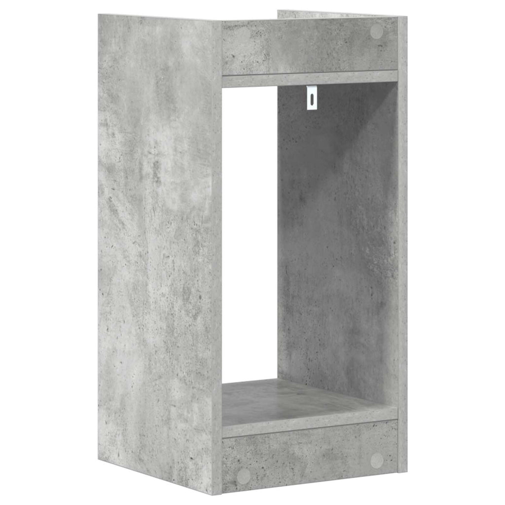 Supporto per piante 2 pcs Grigio Cemento 30 x 30 x 60 cm