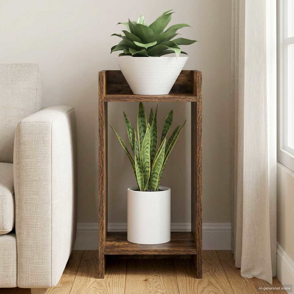 Supporto per piante Quercia Affumicata 30 x 30 x 60 cm