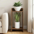 Supporto per piante Quercia Affumicata 30 x 30 x 60 cm
