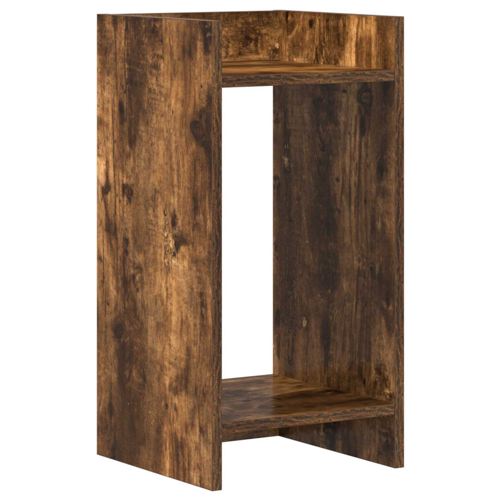 Supporto per piante 2 pcs Quercia Affumicata 30 x 30 x 60 cm