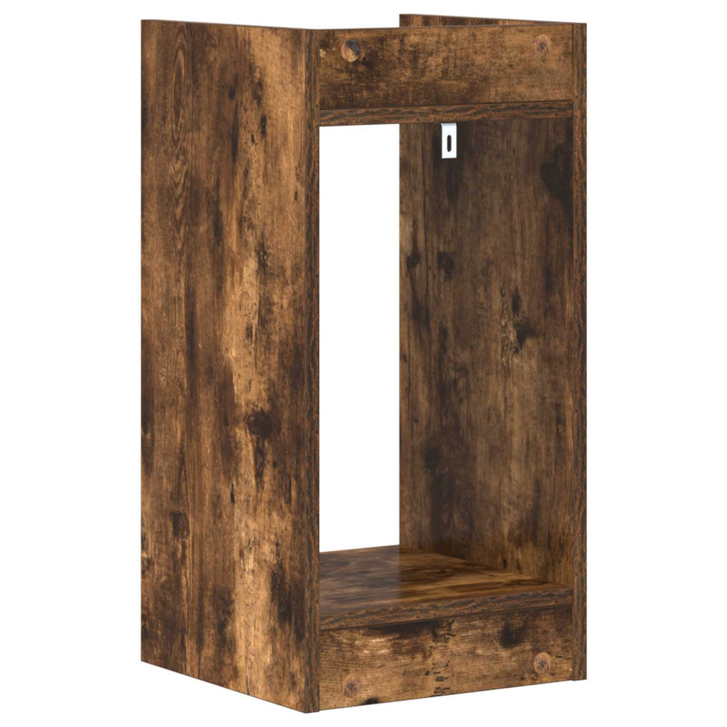 Supporto per piante 2 pcs Quercia Affumicata 30 x 30 x 60 cm