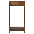Supporto per piante 2 pcs Quercia Affumicata 30 x 30 x 60 cm