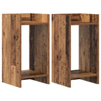 Supporto per piante 2 pcs Legno vecchio 30 x 30 x 60 cm