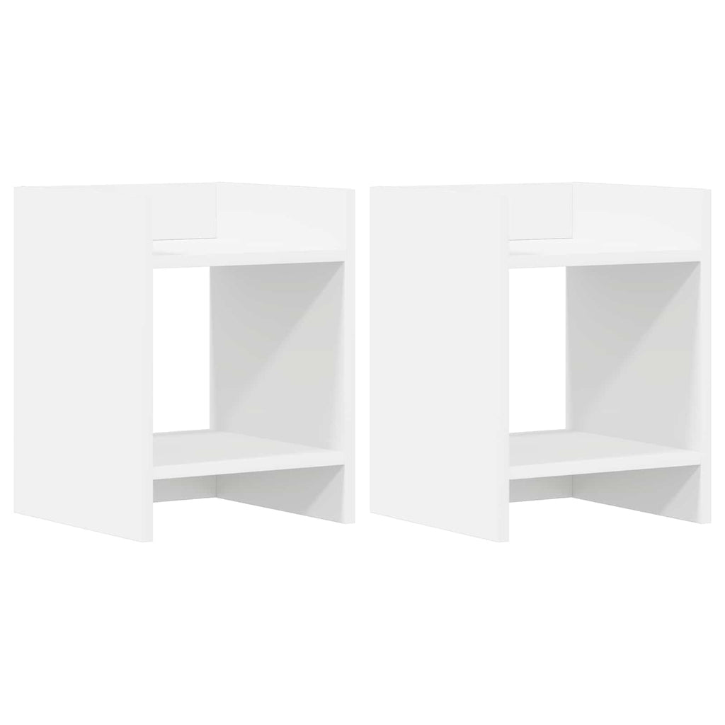 Supporto per piante 2 pcs Bianco 30 x 30 x 40 cm