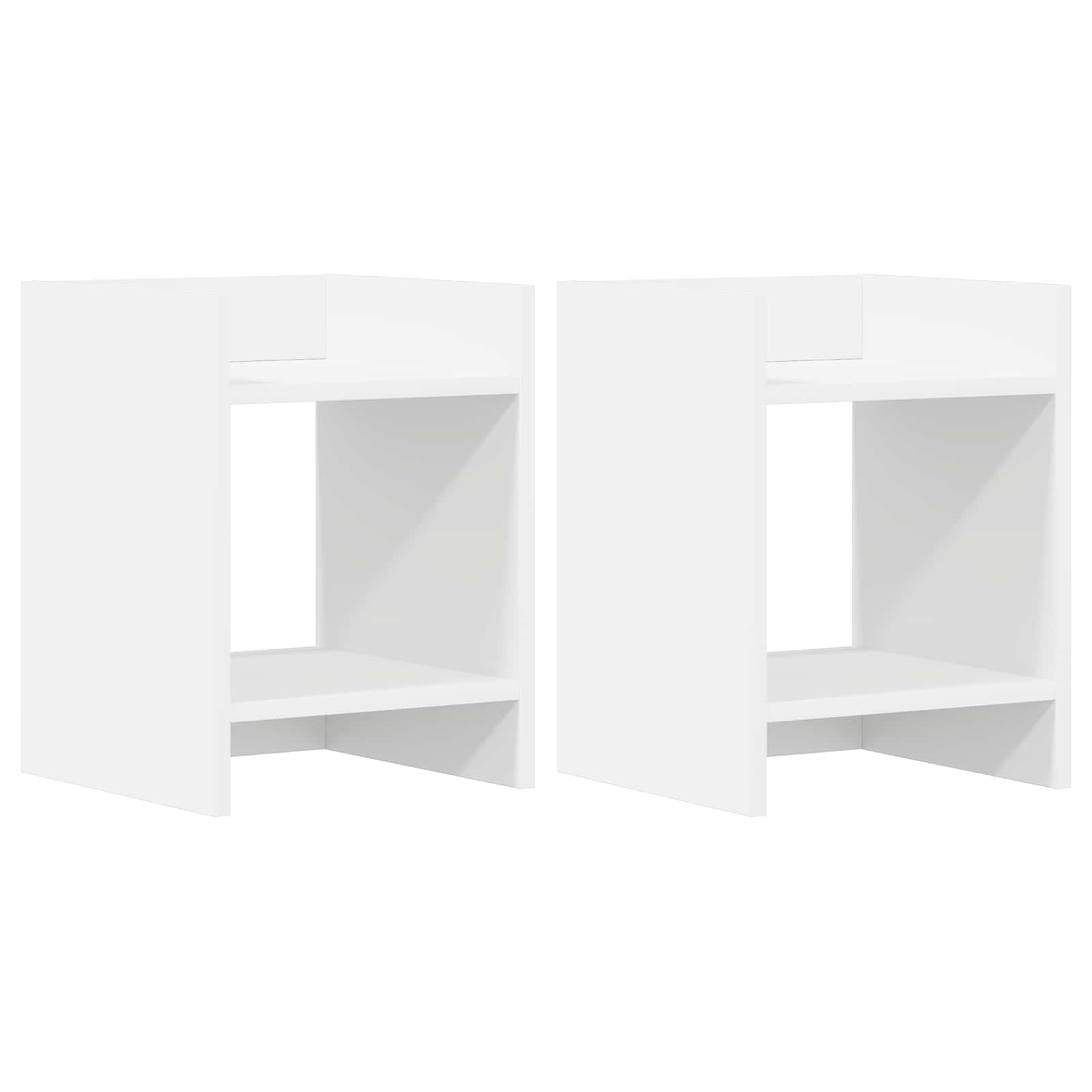 Supporto per piante 2 pcs Bianco 30 x 30 x 40 cm