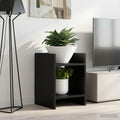 Supporto per piante 2 pcs Rovere Nero 30 x 30 x 40 cm