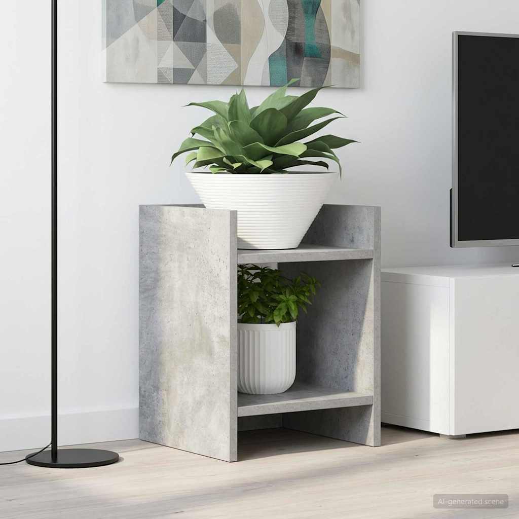 Supporto per piante 2 pcs Grigio Cemento 30 x 30 x 40 cm