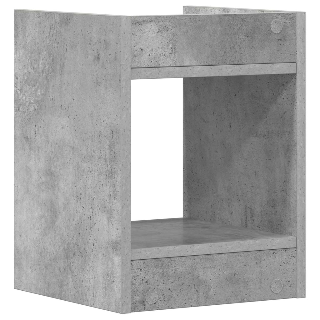 Supporto per piante 2 pcs Grigio Cemento 30 x 30 x 40 cm