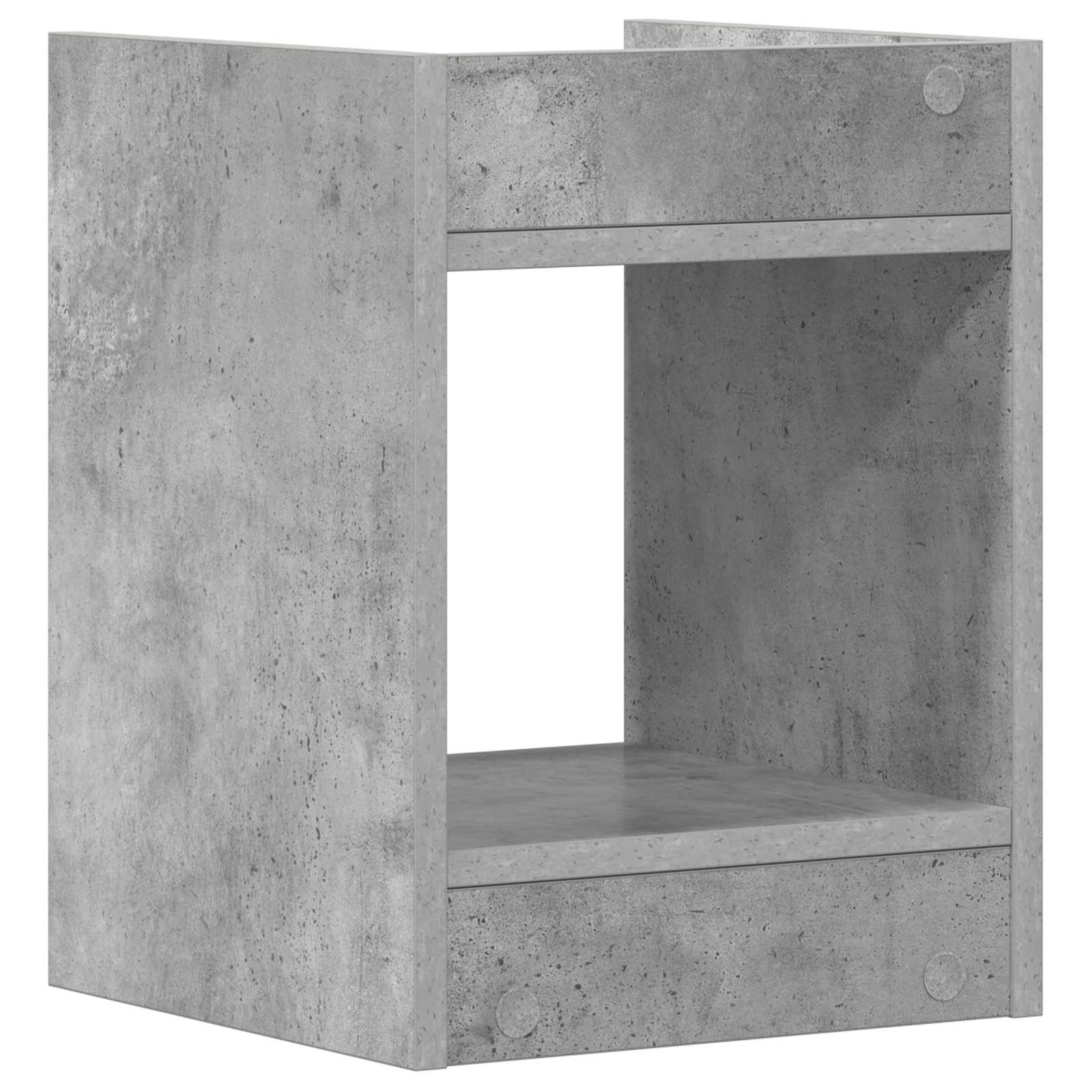 Supporto per piante 2 pcs Grigio Cemento 30 x 30 x 40 cm