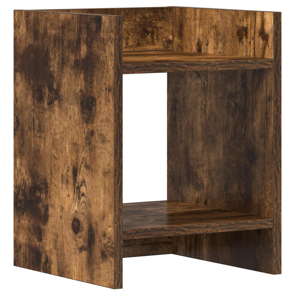 Supporto per piante 2 pcs Quercia Affumicata 30 x 30 x 40 cm