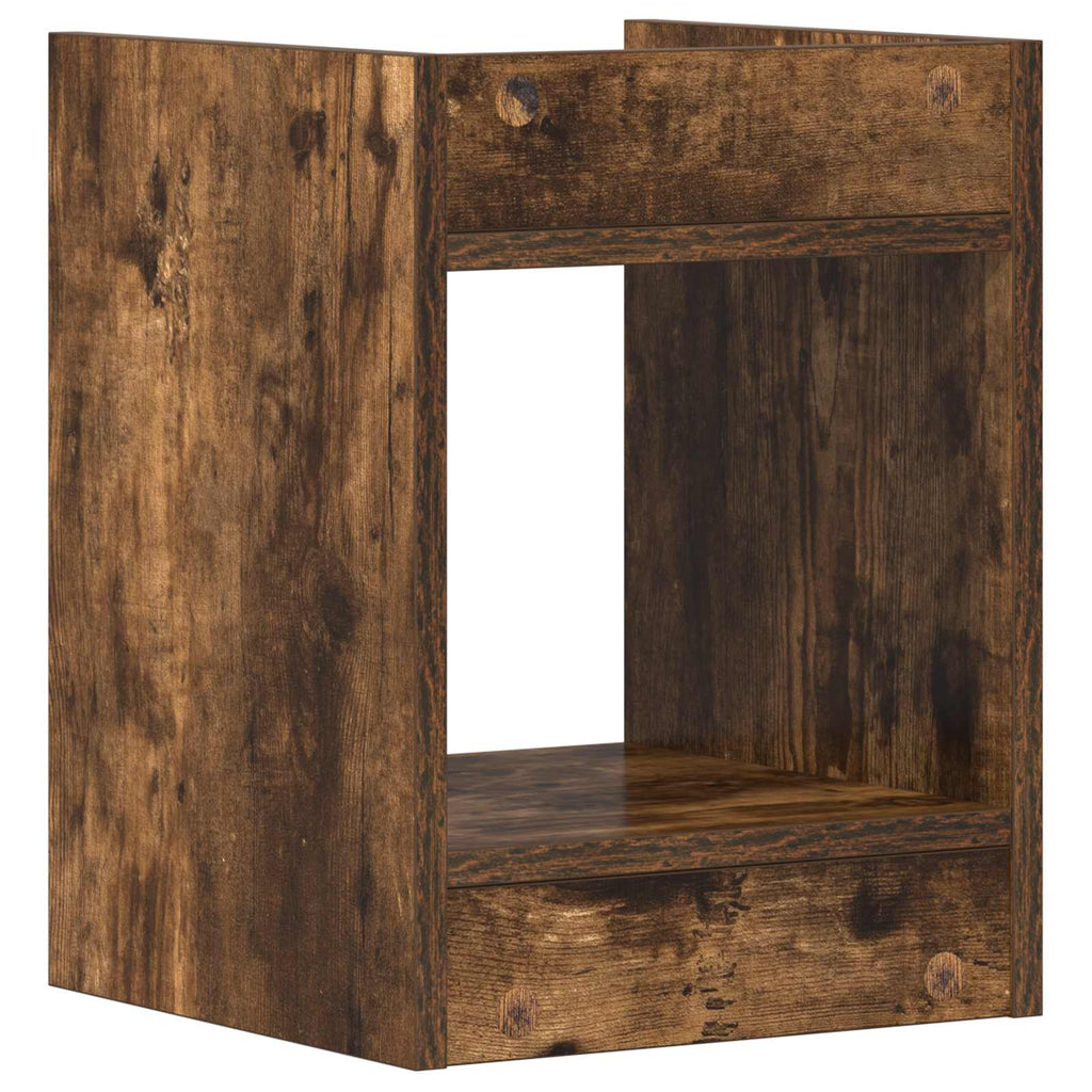 Supporto per piante 2 pcs Quercia Affumicata 30 x 30 x 40 cm