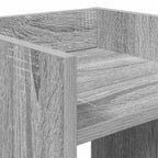 Supporto per piante 2 pcs Sonoma grigia 30 x 30 x 40 cm