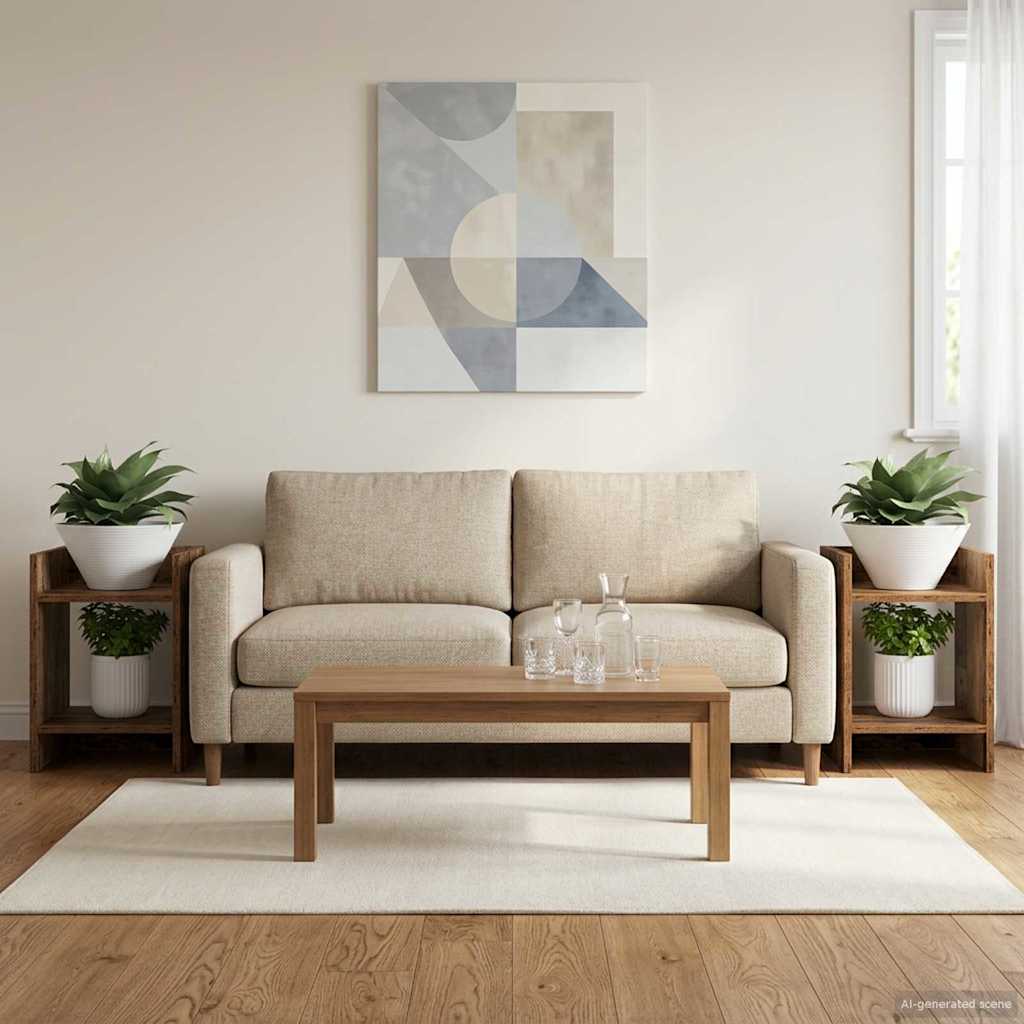 Supporto per piante 2 pcs Legno vecchio 30 x 30 x 40 cm