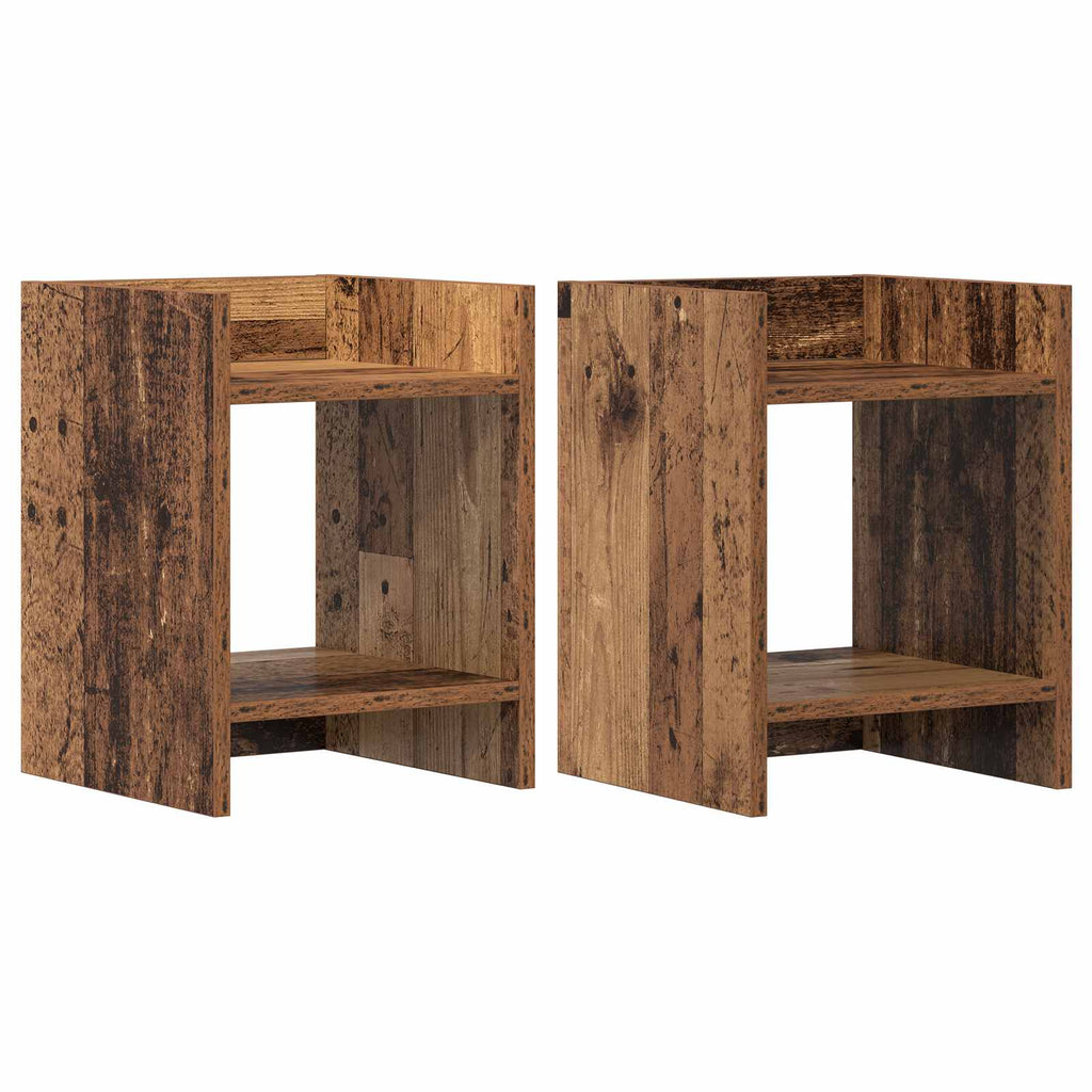 Supporto per piante 2 pcs Legno vecchio 30 x 30 x 40 cm