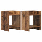 Supporto per piante 2 pcs Legno vecchio 30 x 30 x 40 cm