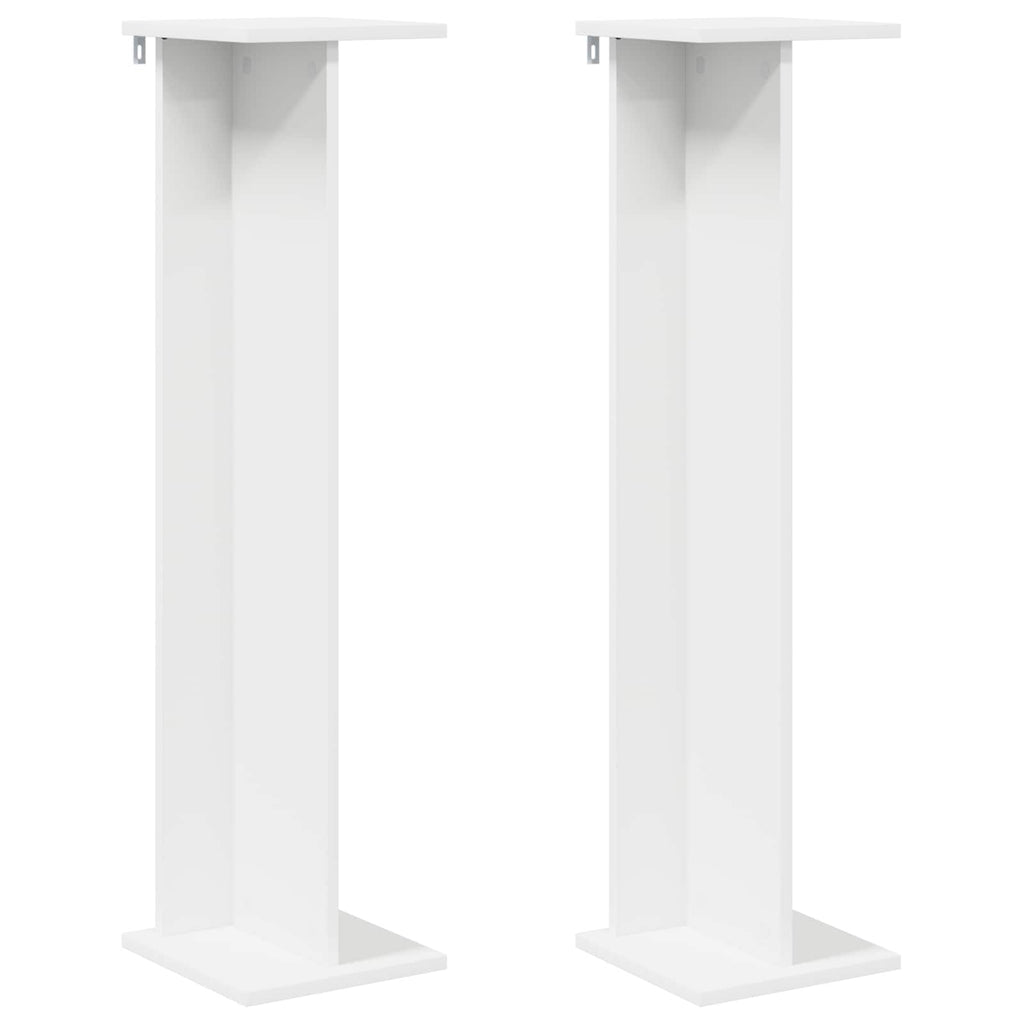 Supporto per piante 2 pcs Bianco 25 x 25,5 x 100,5 cm